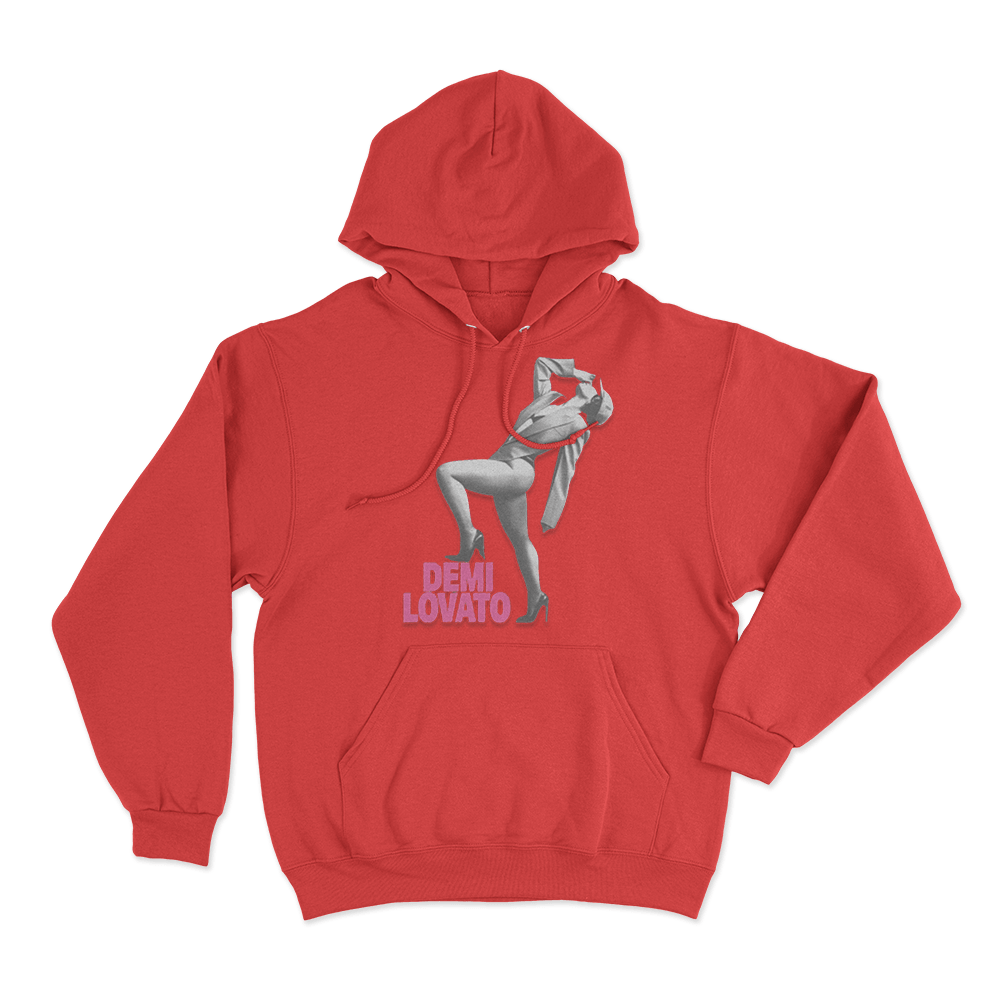 Demi Dynamic Unisex Hoodie Red Demi Dynamic Unisex Hoodie Red