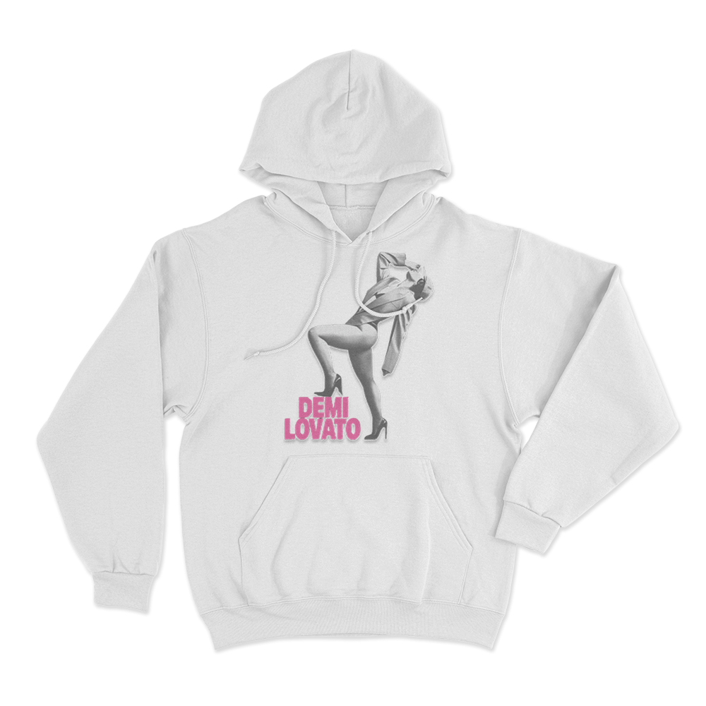 Demi Dynamic Unisex Hoodie White Demi Dynamic Unisex Hoodie White
