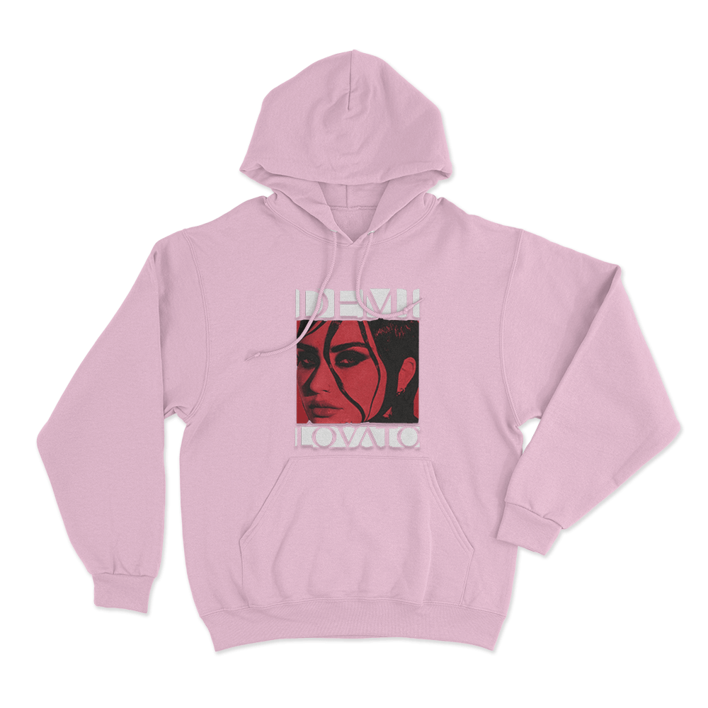 Demi Lovato Portrait Unisex Hoodie Pink Demi Lovato Portrait Unisex Hoodie Pink
