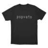 Popvato Unisex T Shirt Black